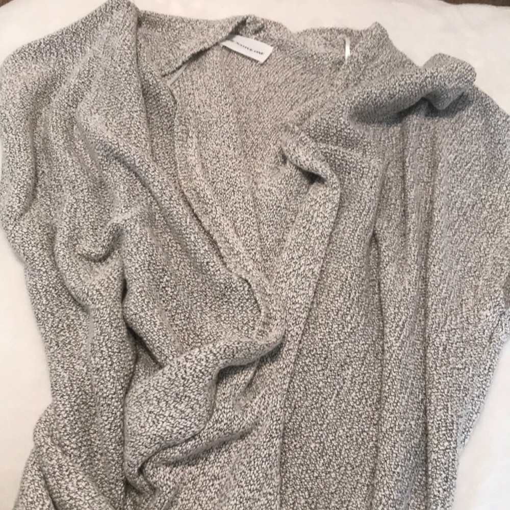 Gray Short Sleeve Cardigan (never worn)